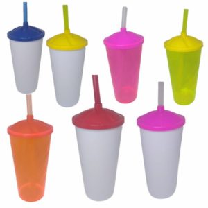 Copo Twister Tampa e Canudo