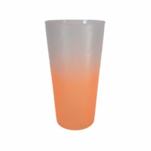Copo Twister Laranja Degradê