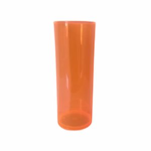 Copo Long Drink Laranja Neon