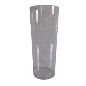 Long Drink Cristal Glitter Prata
