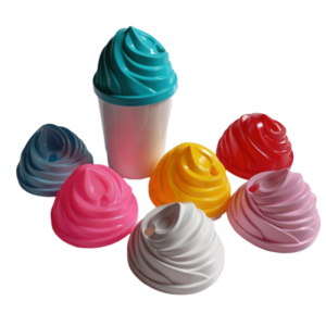 Twister Branco 400ml completo ( tampa chantilly )